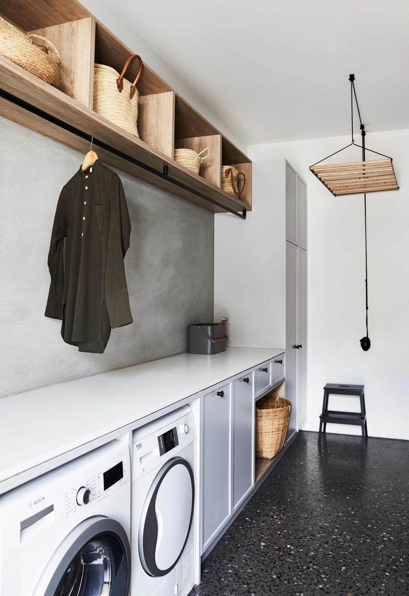 Family-friendly laundry renovation