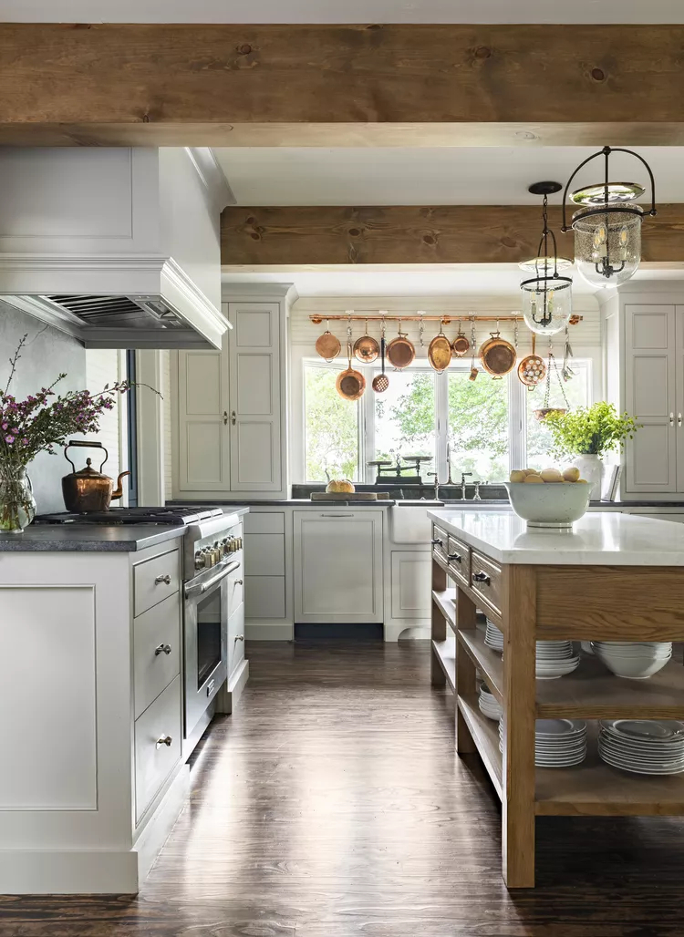 Modern french provincial kitchen 