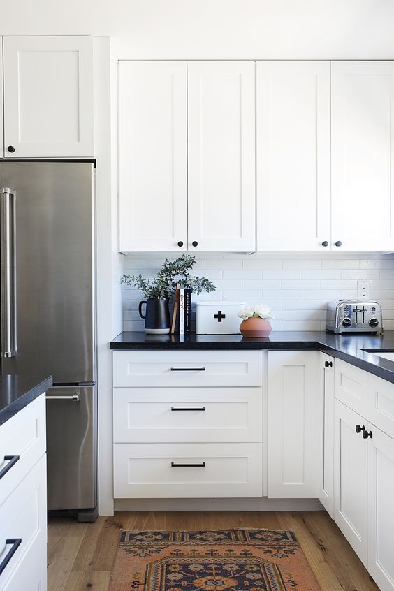 modern white kitchen