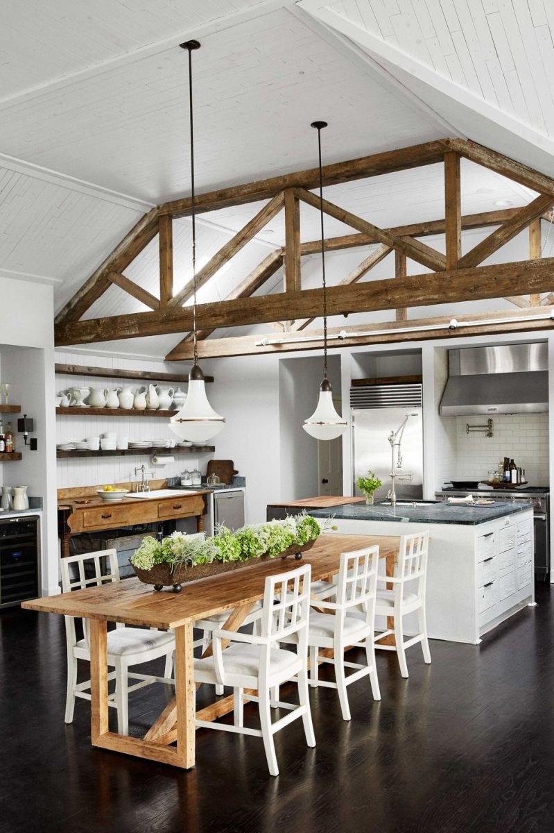 Modern french provincial kitchen